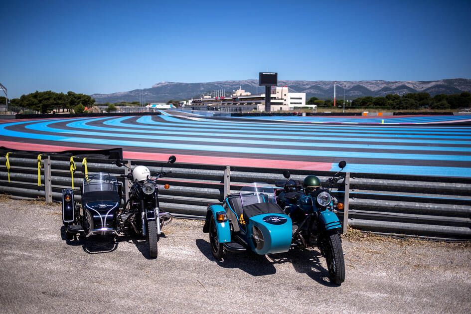 © visite en side car - Circuit Paul Ricard