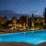 © piscine by night - Hotel & Spa du Castellet