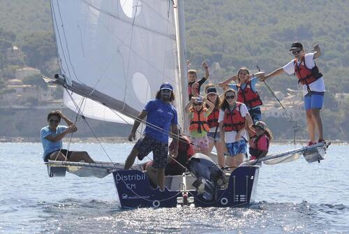 Balade en mer sur un voilier