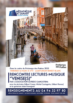 Rencontre lecture-musique "Venise(s)"