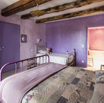 © Lit et sdb chambre Parme - Chambre d'hôtes le Clos Bb